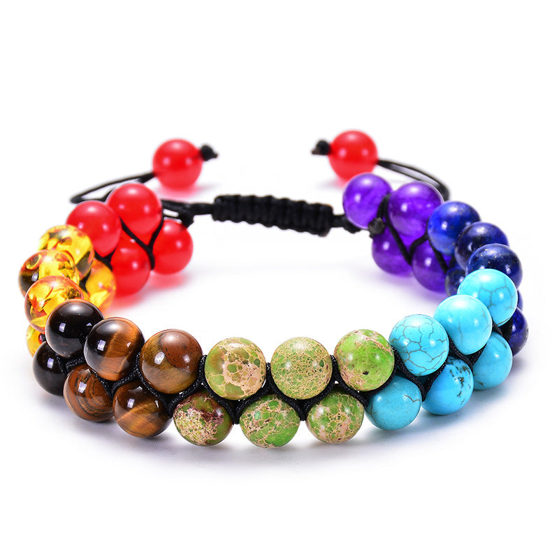 Wholesale Colorful Natural Stone Beads Bracelet